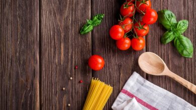 Risoto e comida italiana da região de Veneto