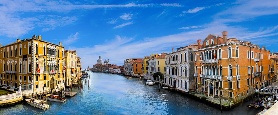 Visitando Veneza em um feriado de bicicleta